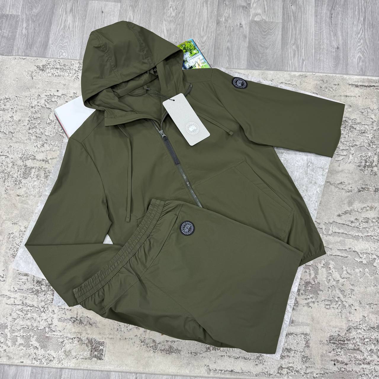 CG WIND JACKET SHORT SETS - KHAKI