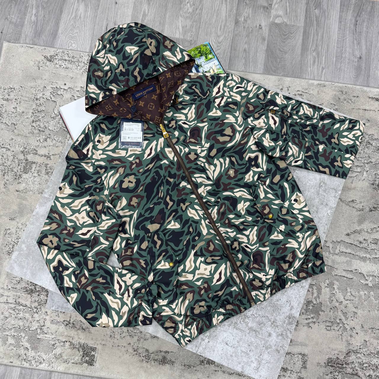LVE REVERSIBLE WINDBREAKER JACKET - GREEN