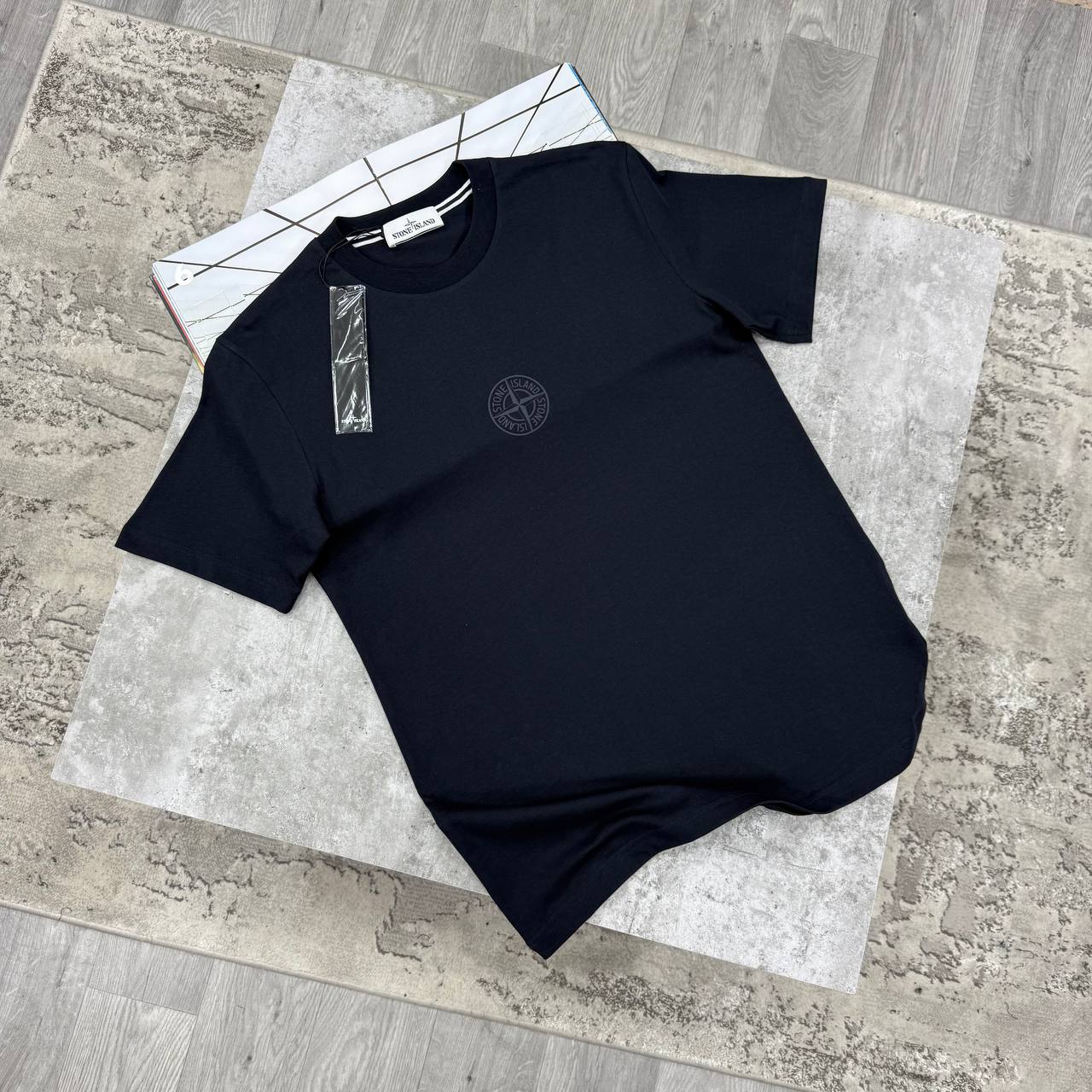 SI CENTRE COMPASS T SHIRT - NAVY