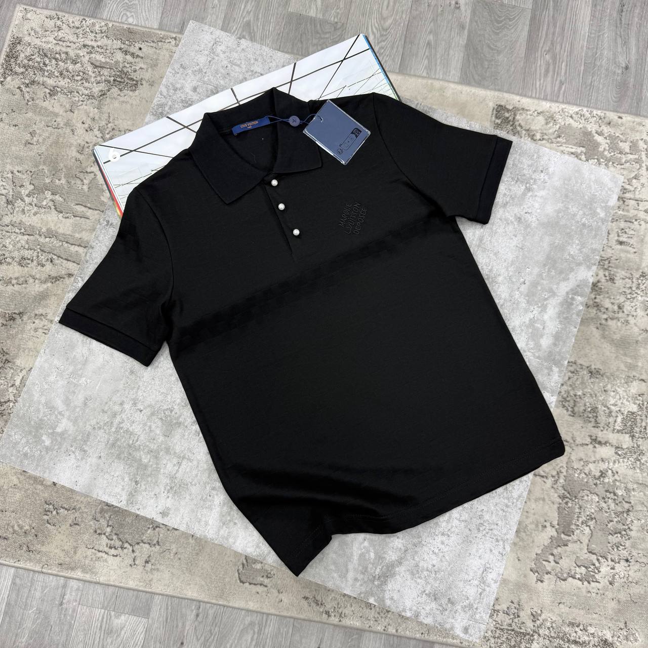 LVE DAMIER POLO - BLACK