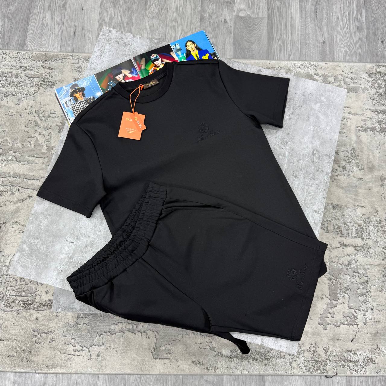 LORO SHORT SETS - BLACK