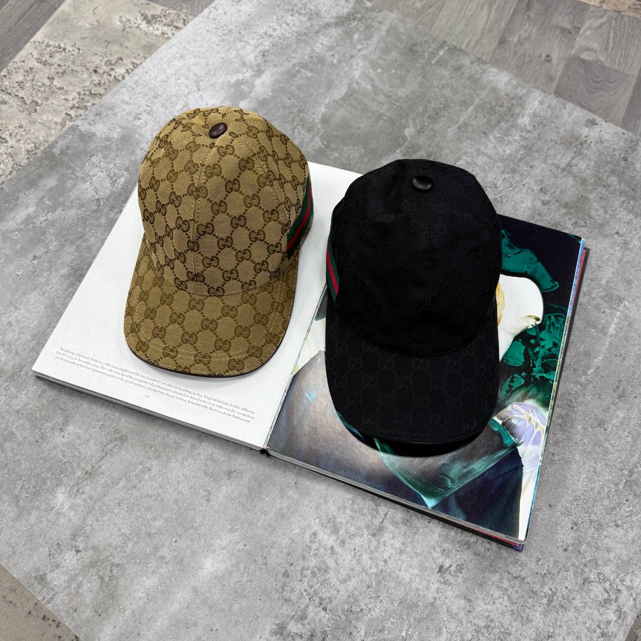 GCI BASEBALL CAP - BLACK / BROWN