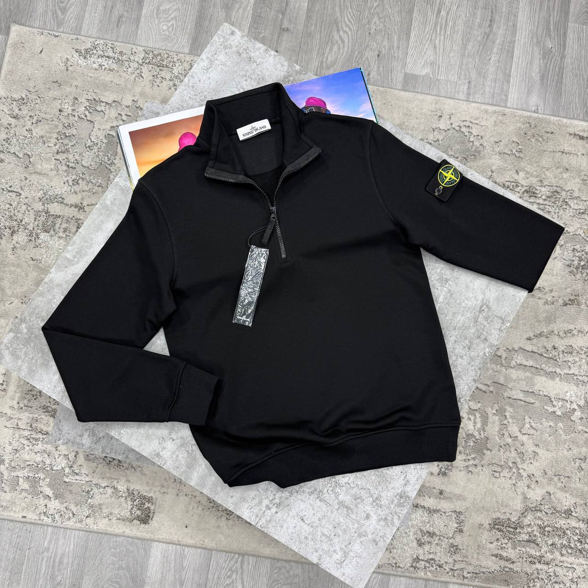 SI HALF ZIP JUMPER - BLACK