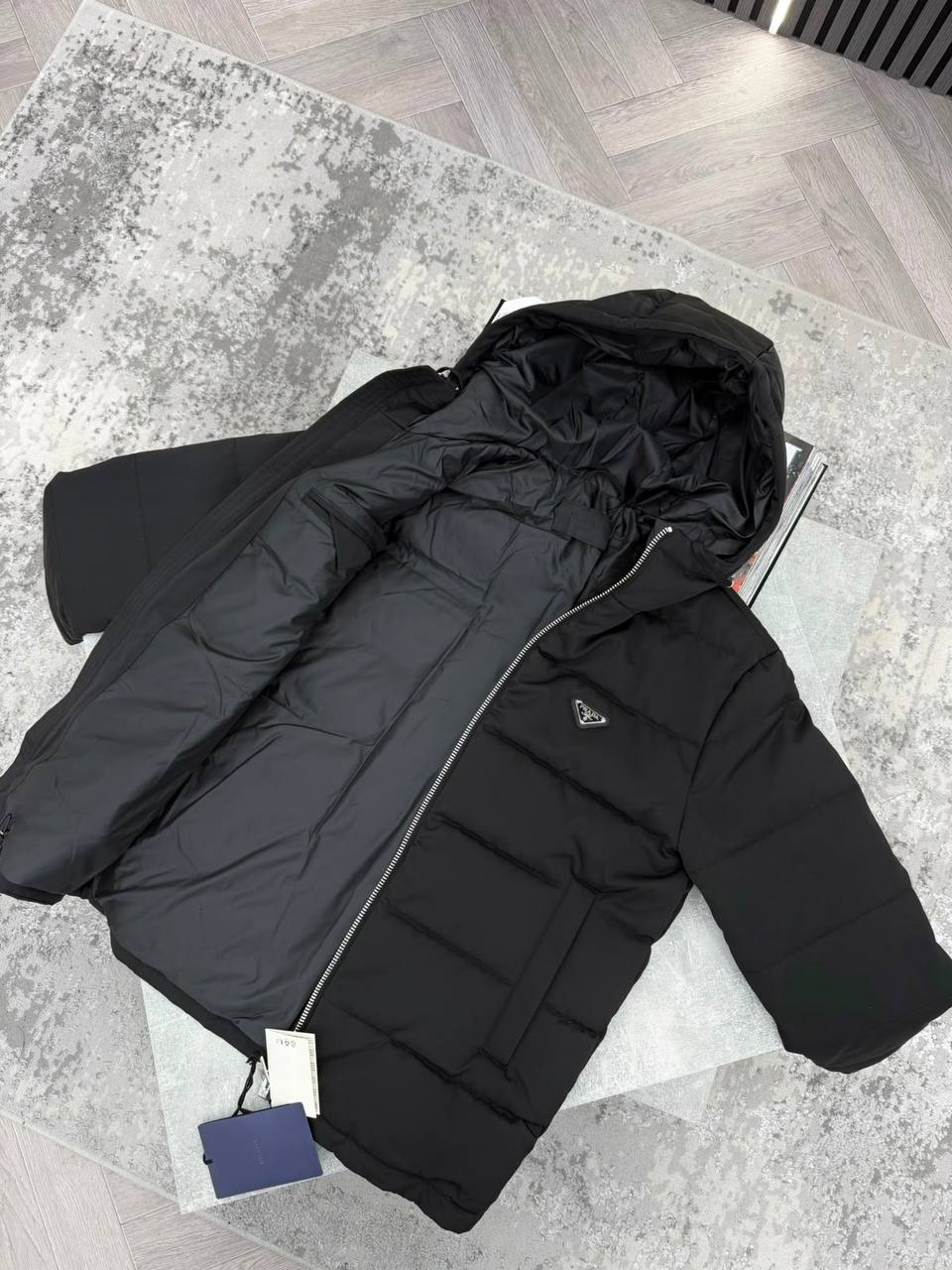 PDA PUFFER JACKET - BLACK