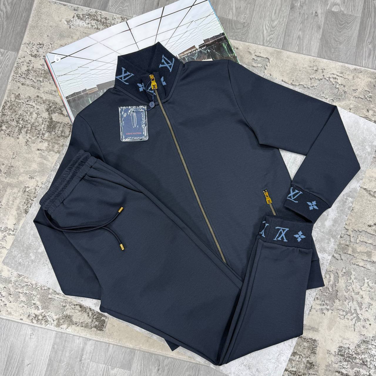 LVE MONOGRAM TECHNICAL TRACKSUIT - NAVY
