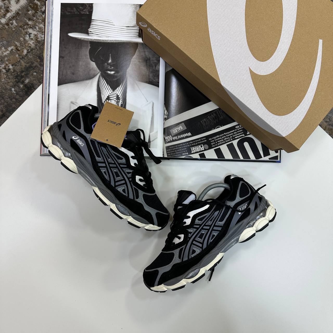 ACS GEL TRAINERS - BLACK/GREY