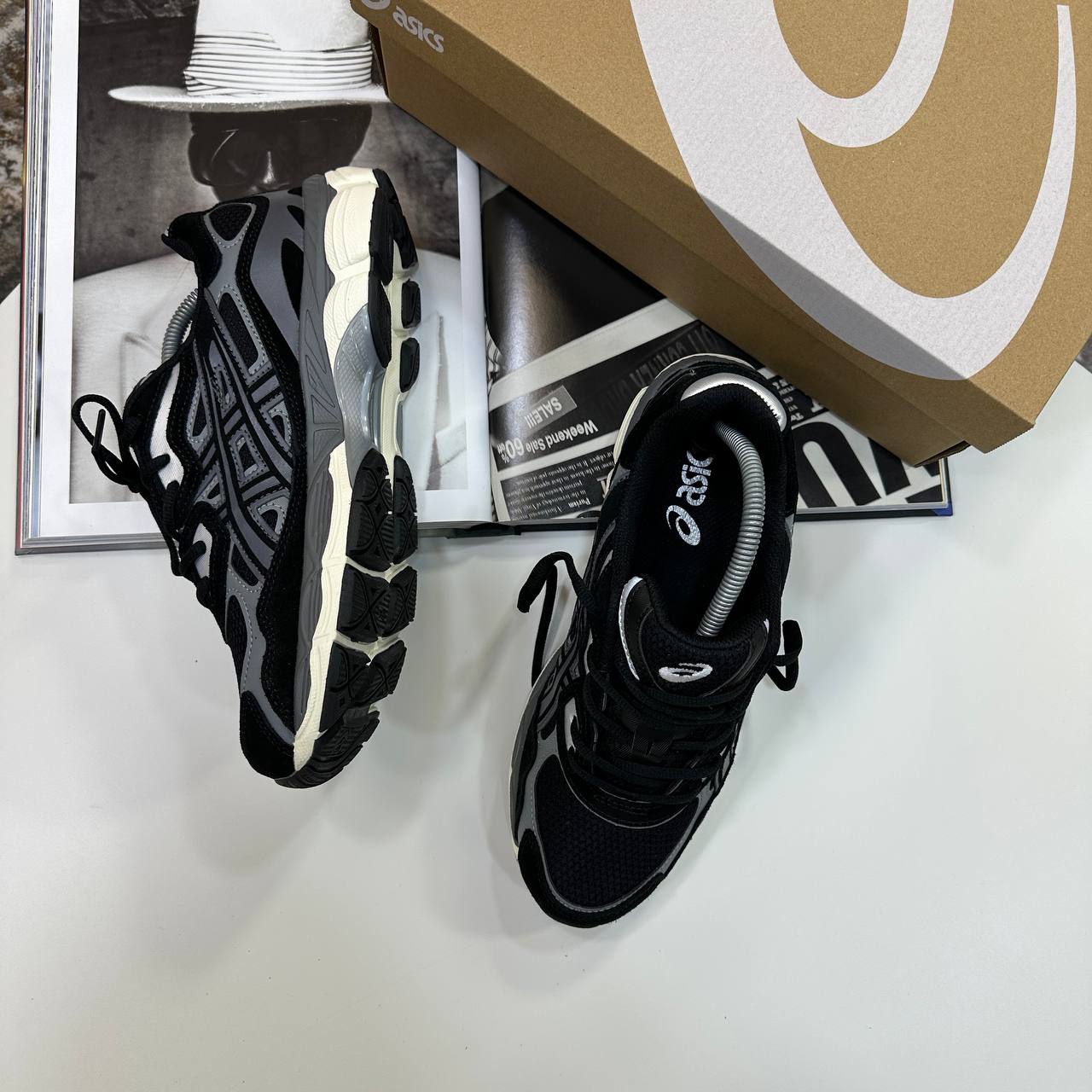 ACS GEL TRAINERS - BLACK/GREY