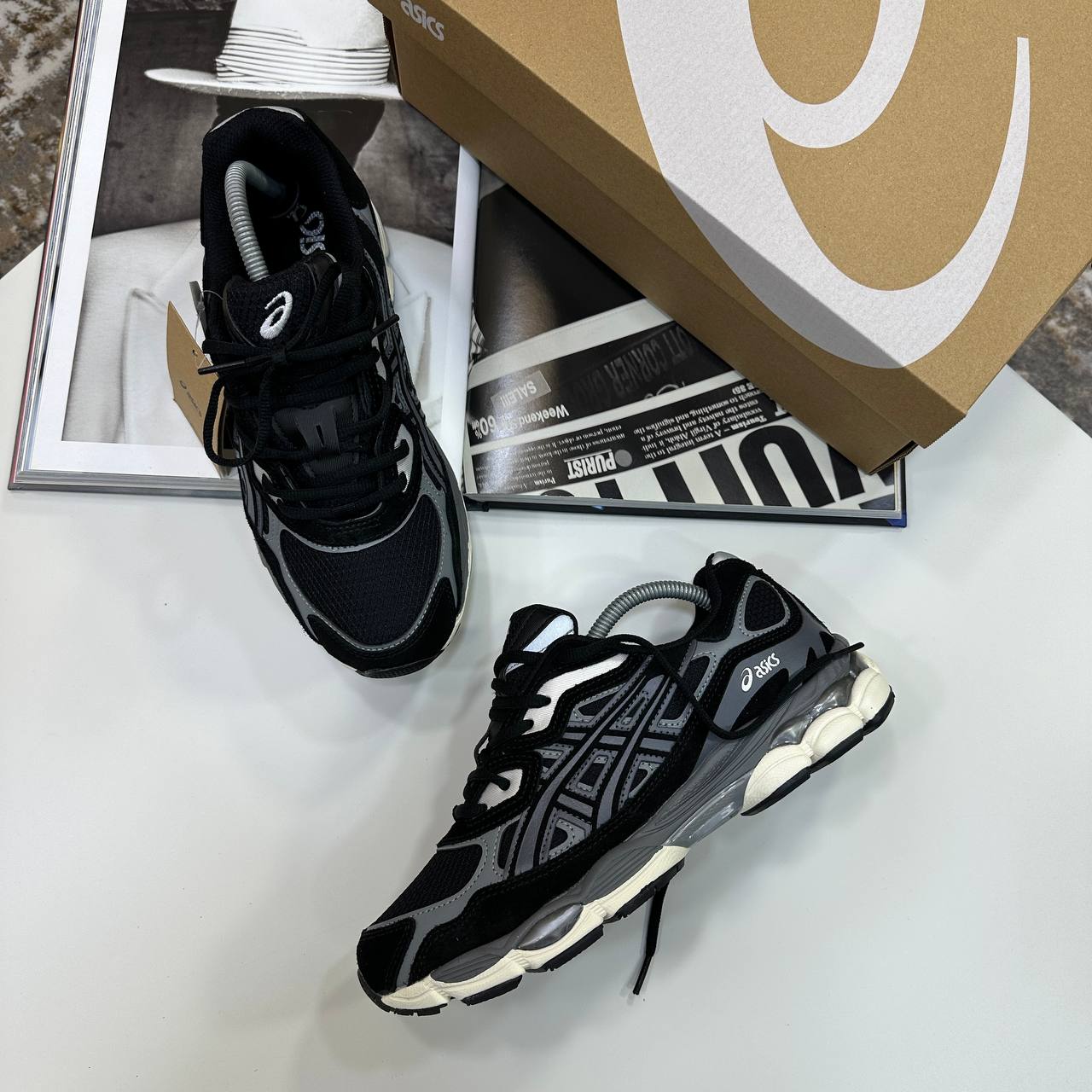 ACS GEL TRAINERS - BLACK/GREY