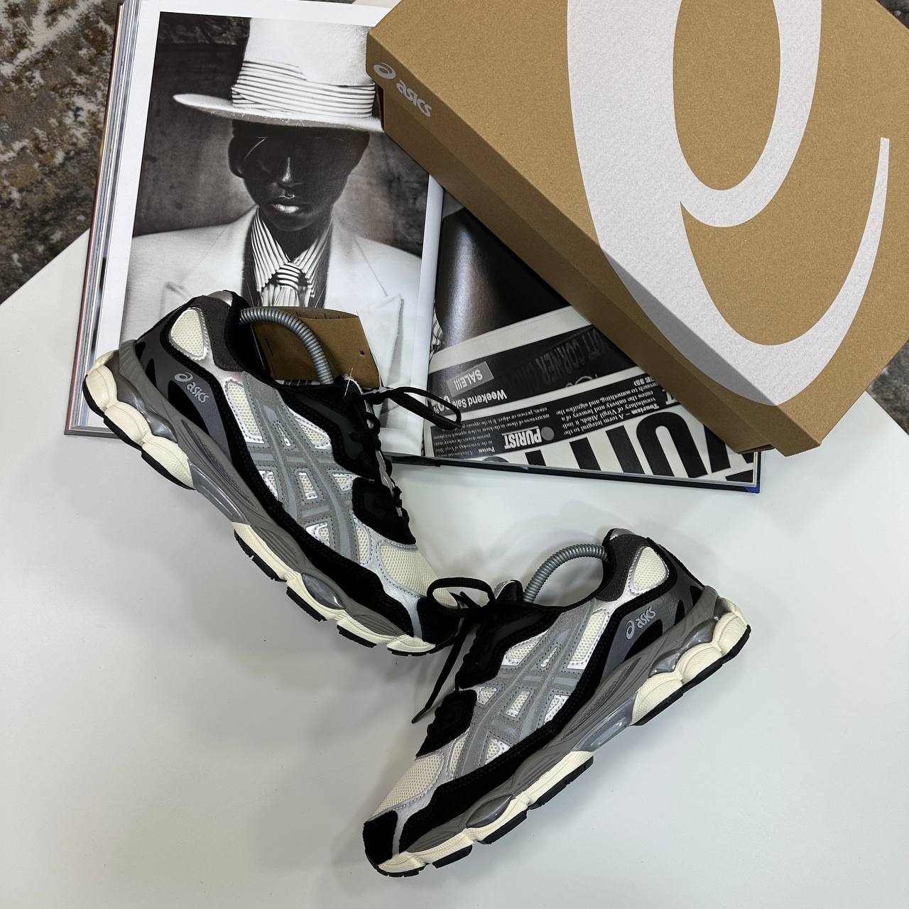ACS GEL TRAINERS - IVORY CLAY GREY