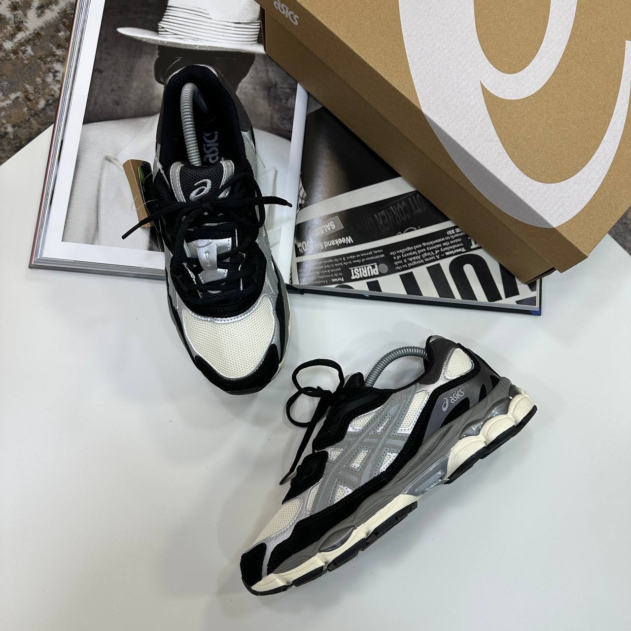 ACS GEL TRAINERS - IVORY CLAY GREY