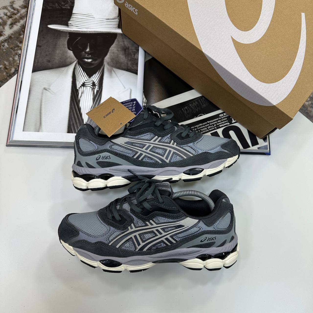 ACS GEL TRAINERS - OATMEAL OBSIDIAN GREY