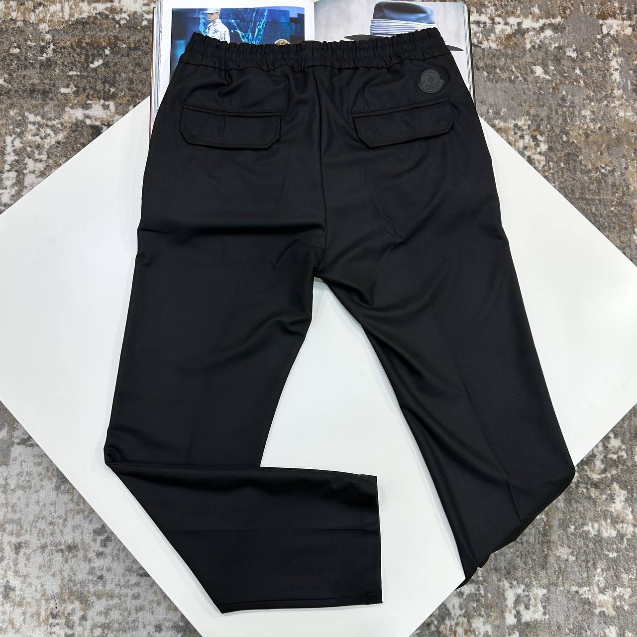 MNCLR DRAWSTRING TROUSER - BLACK