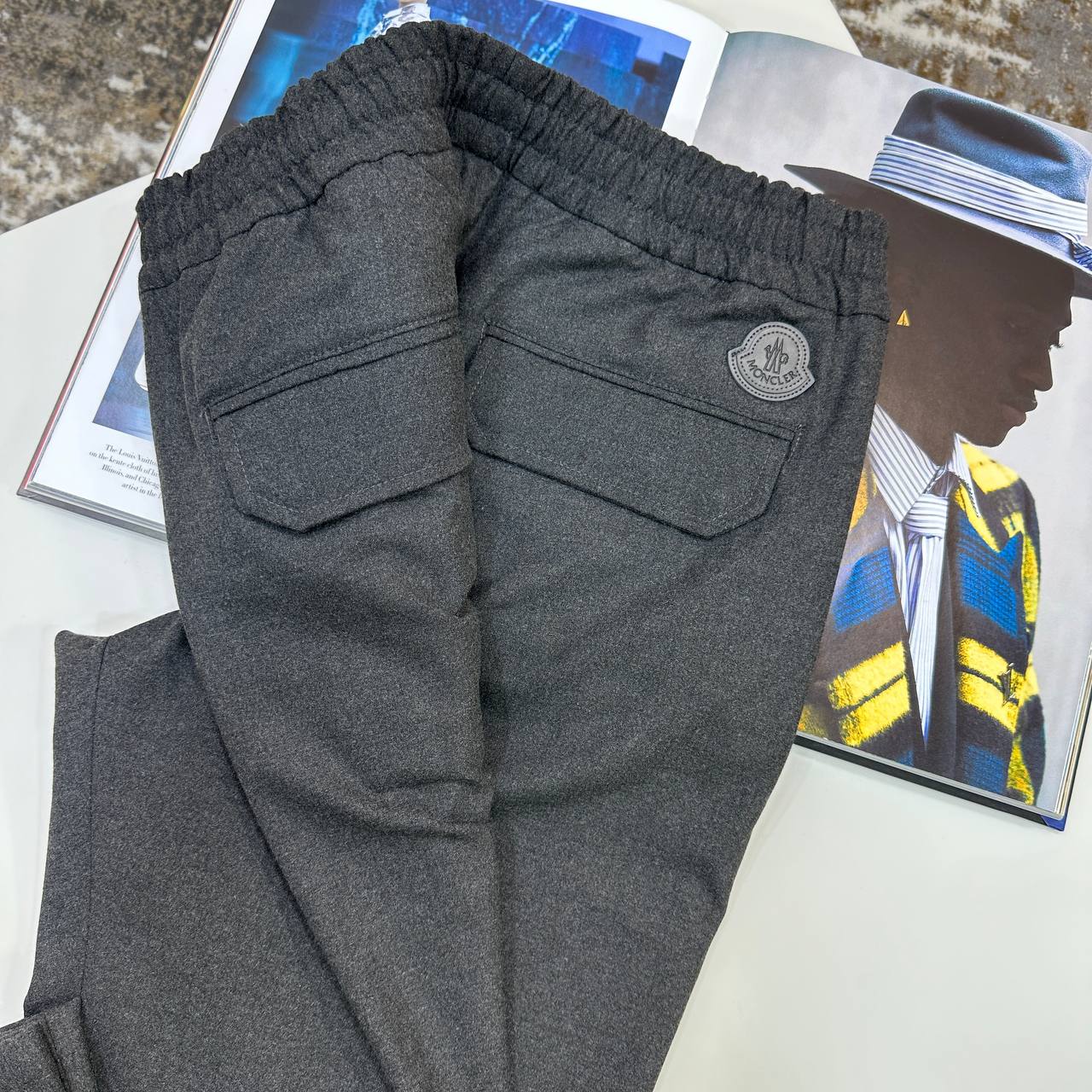 MNCLR DRAWSTRING TROUSER - CHARCOAL