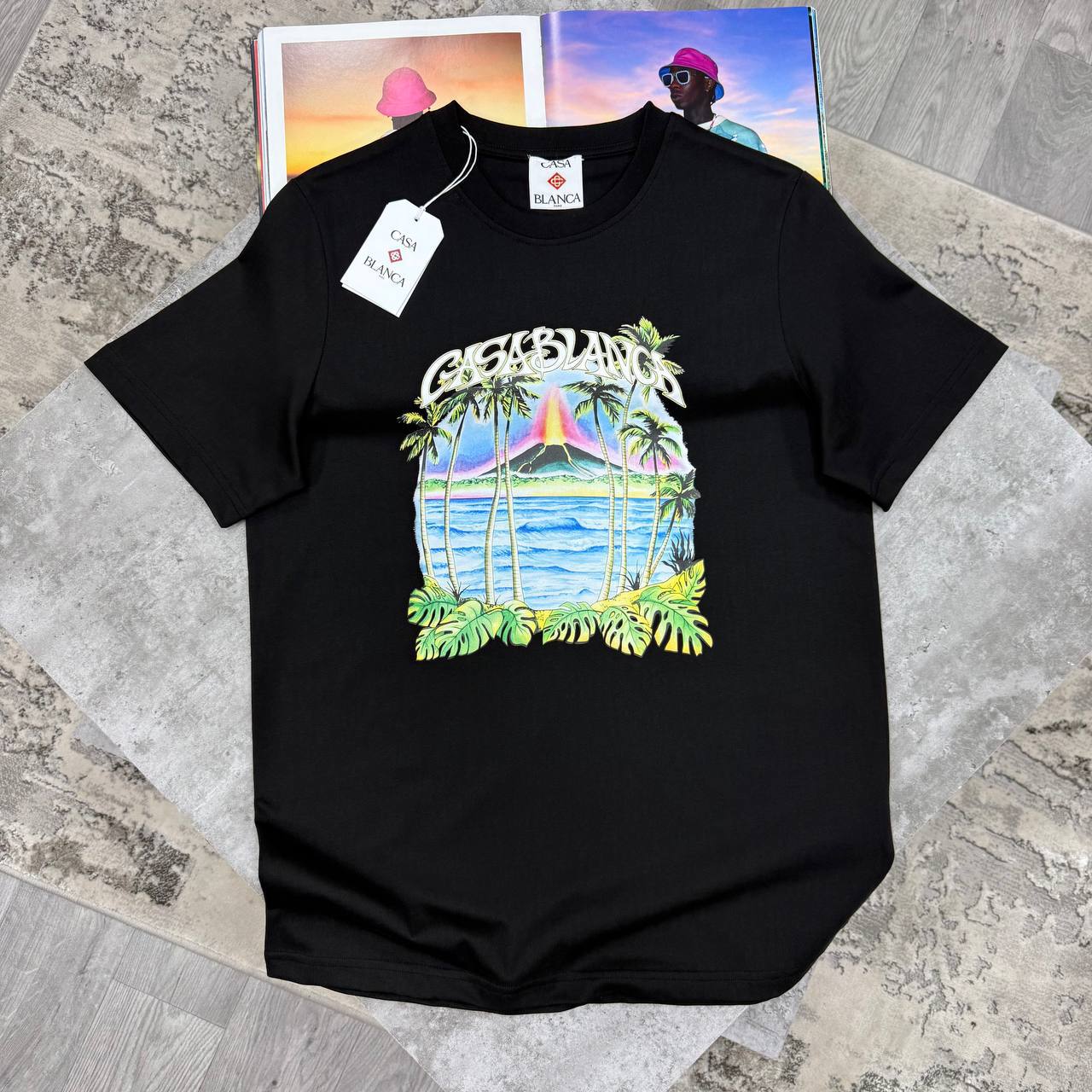 CB VOLCANO GRAPHIC TSHIRT - BLACK