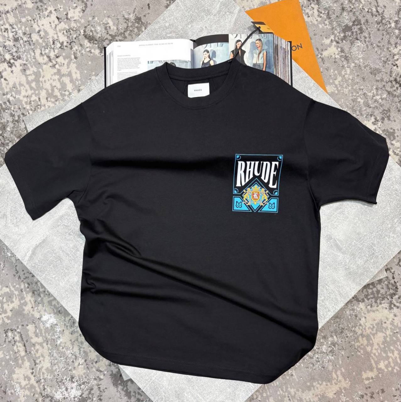RHU CARD TSHIRT - BLACK
