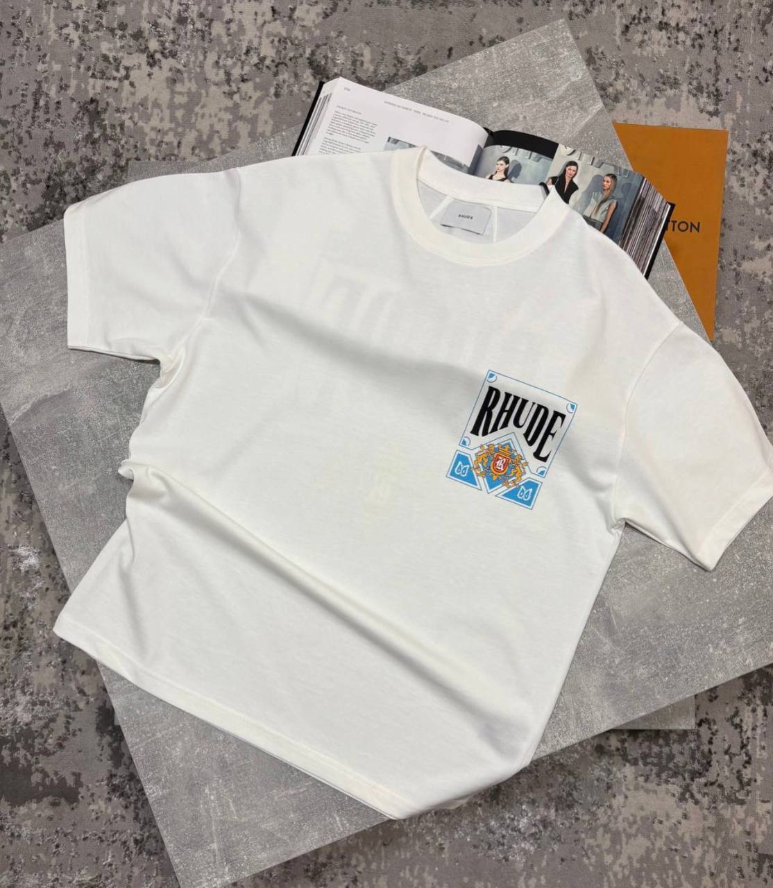 RHU CARD TSHIRT - WHITE