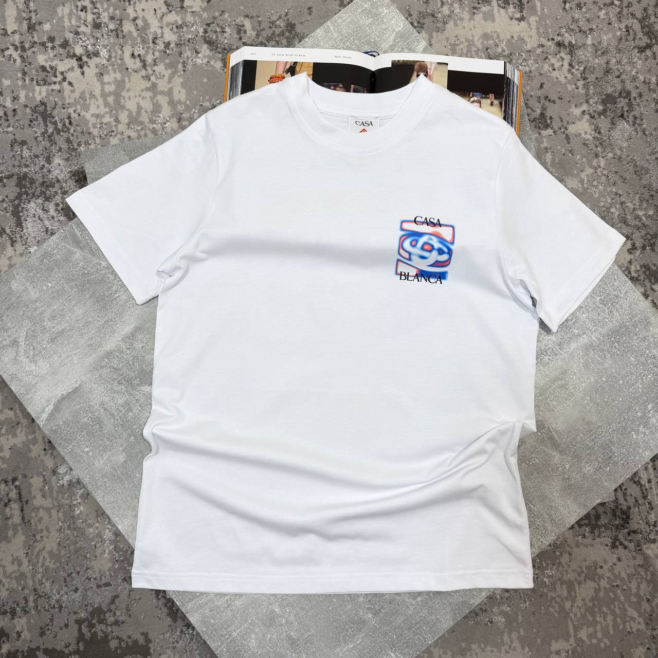 CB HEAT MAP COTTON TSHIRT - WHITE