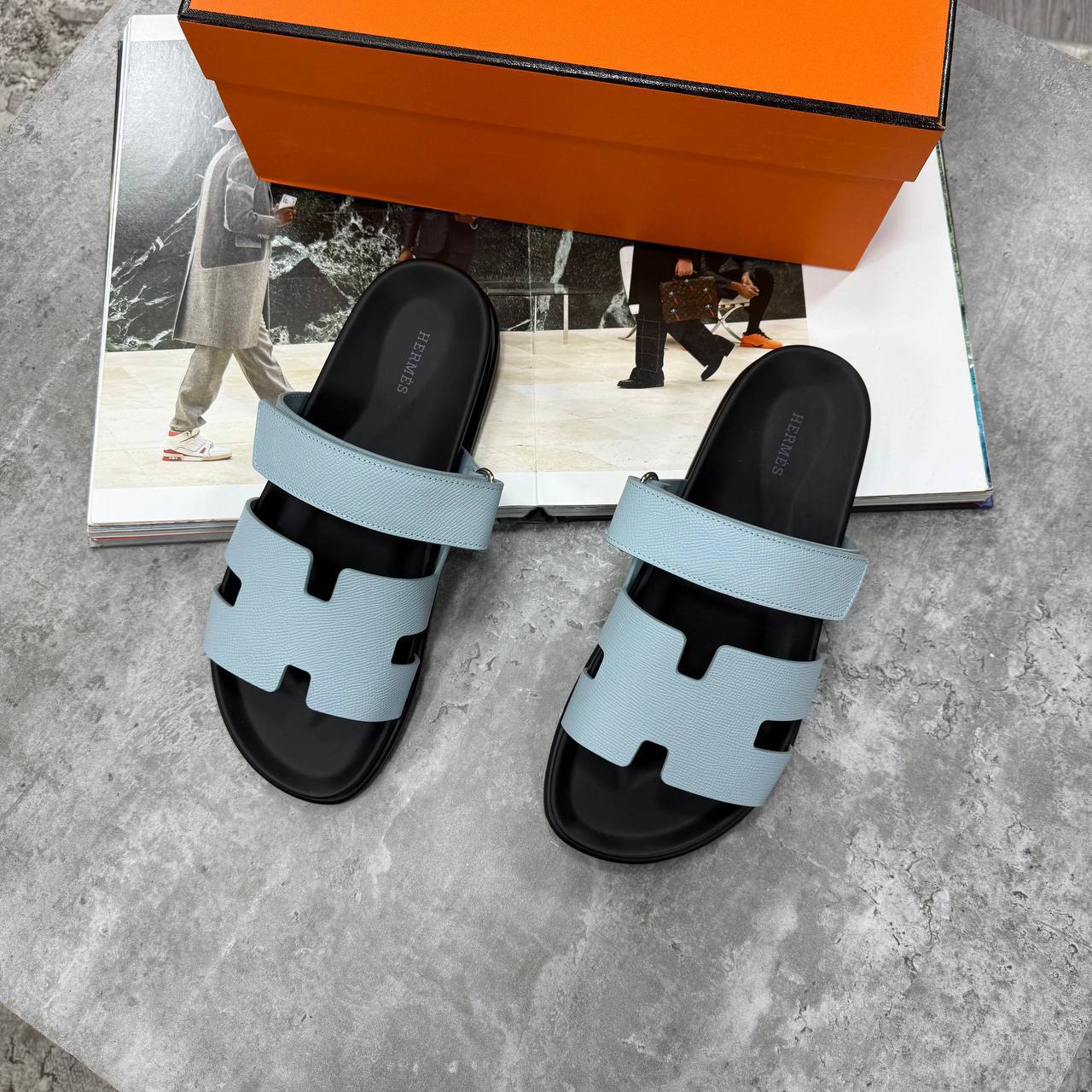 H CHYPRE SANDALS - LIGHT BLUE