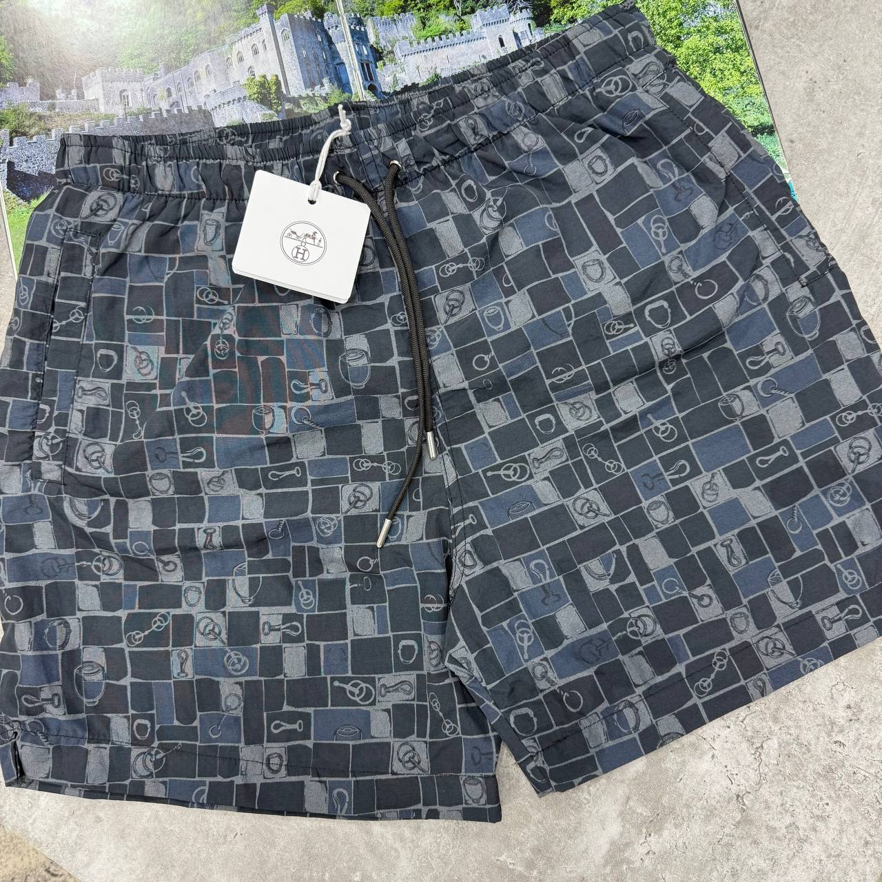 H SWIM SHORTS - NAVY