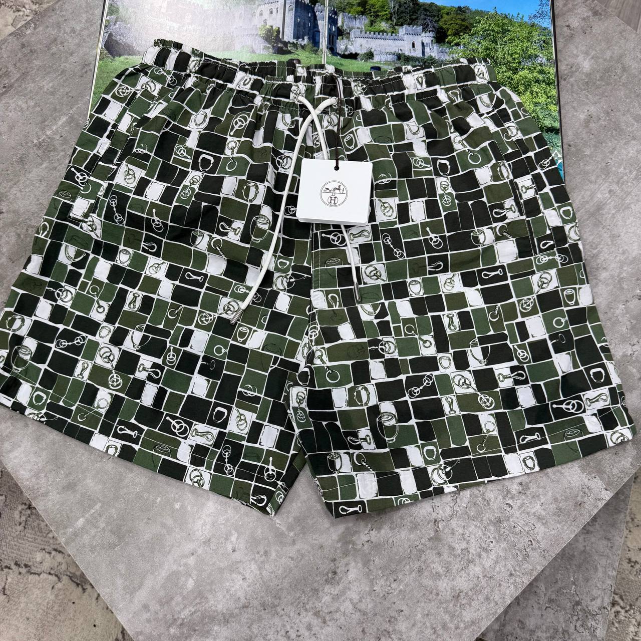 H SWIM SHORTS - GREEN