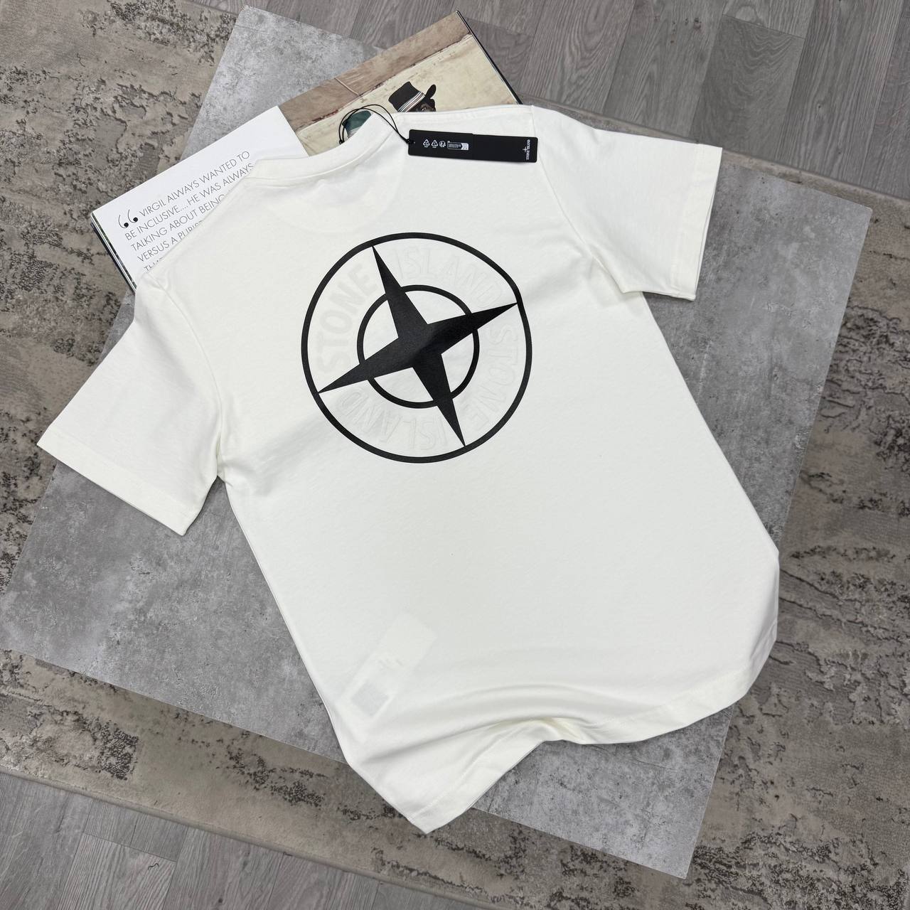 SI LOGO PRINT TSHIRT - WHITE