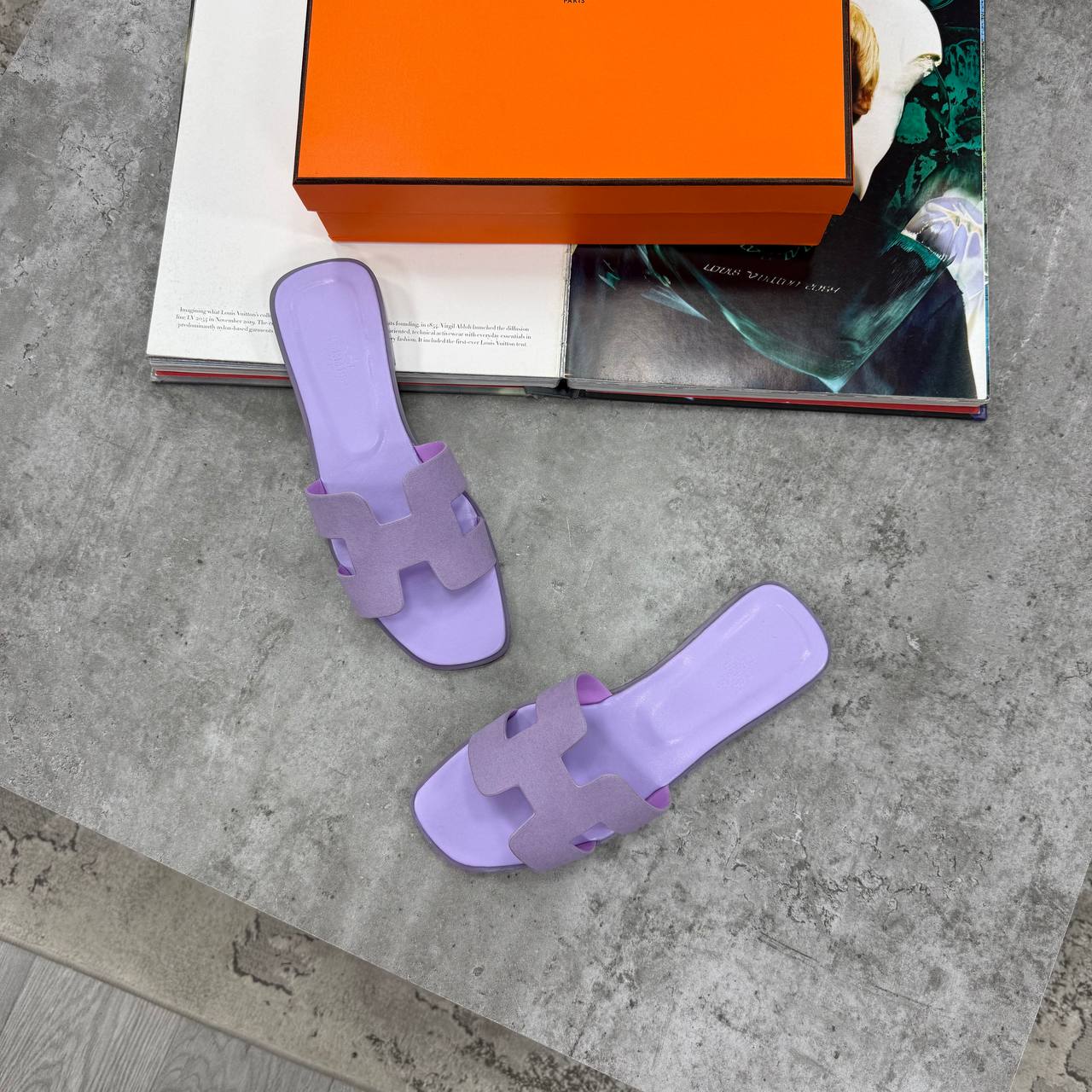 H ORAN SANDALS - PURPLE