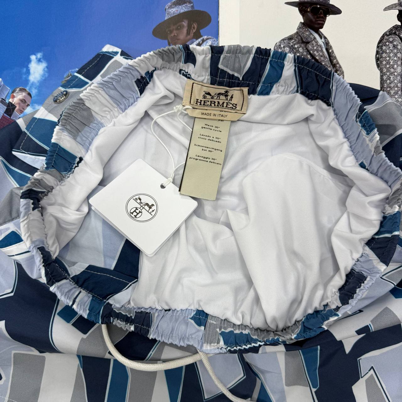 H SWIM SHORTS - SKY BLUE