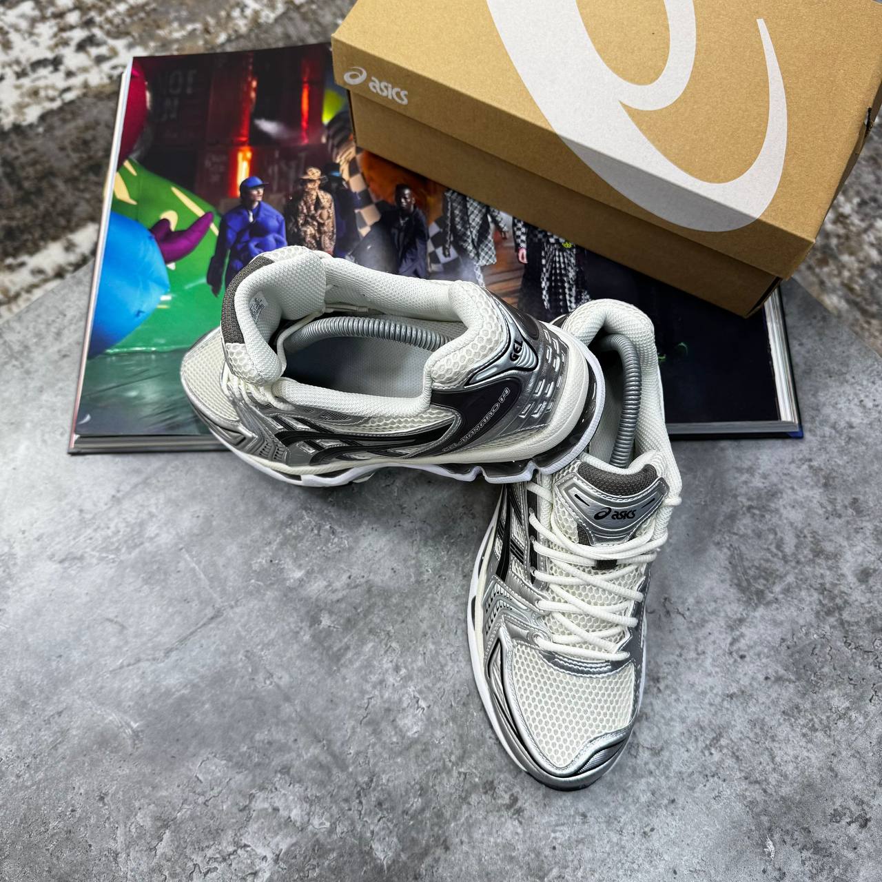 ACS GEL TRAINERS - SILVER / BLACK