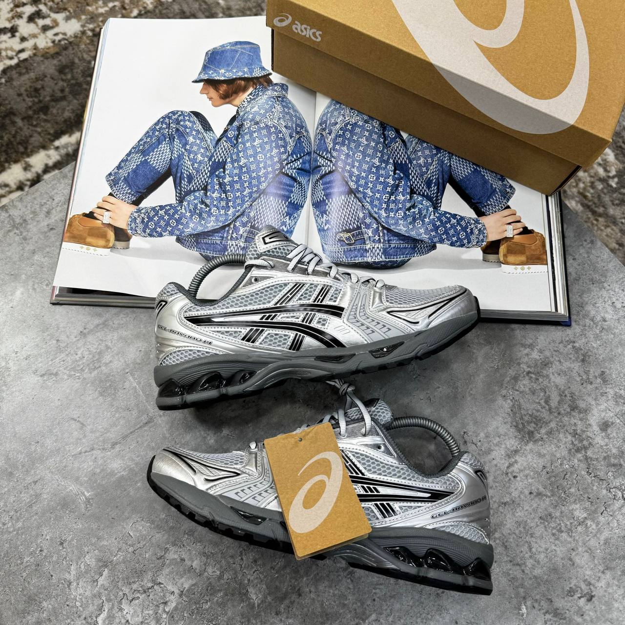 ACS GEL TRAINERS - PURE SILVER / BLACK
