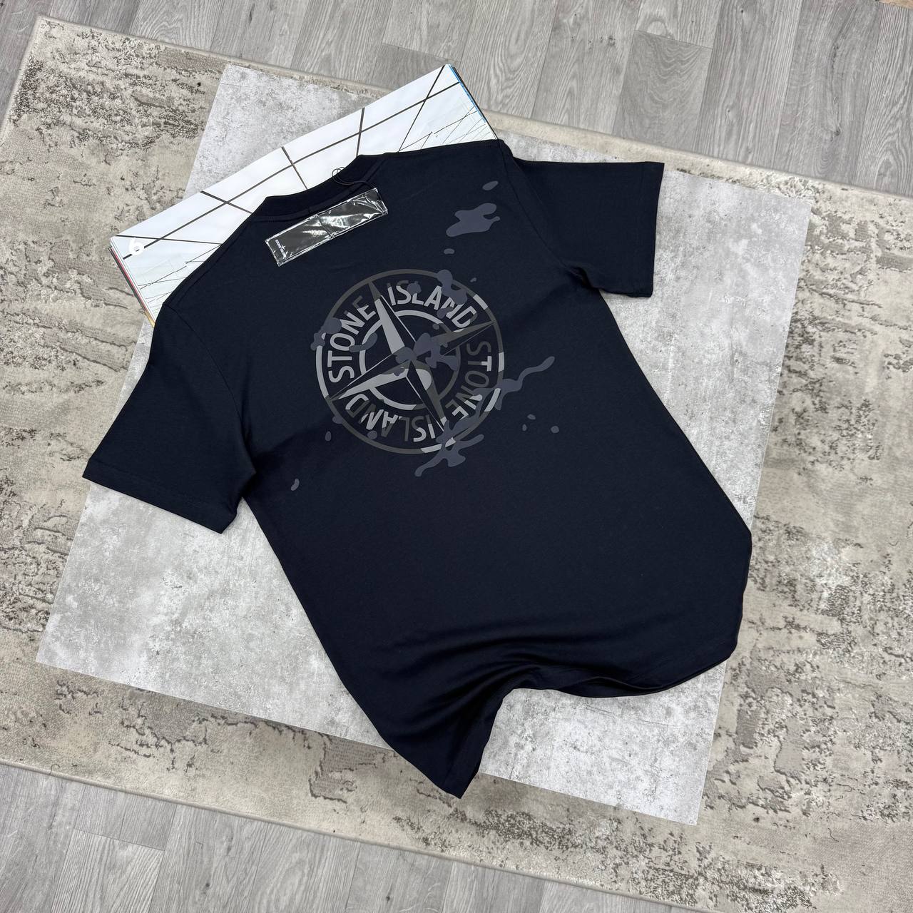 SI CENTRE COMPASS T SHIRT - NAVY