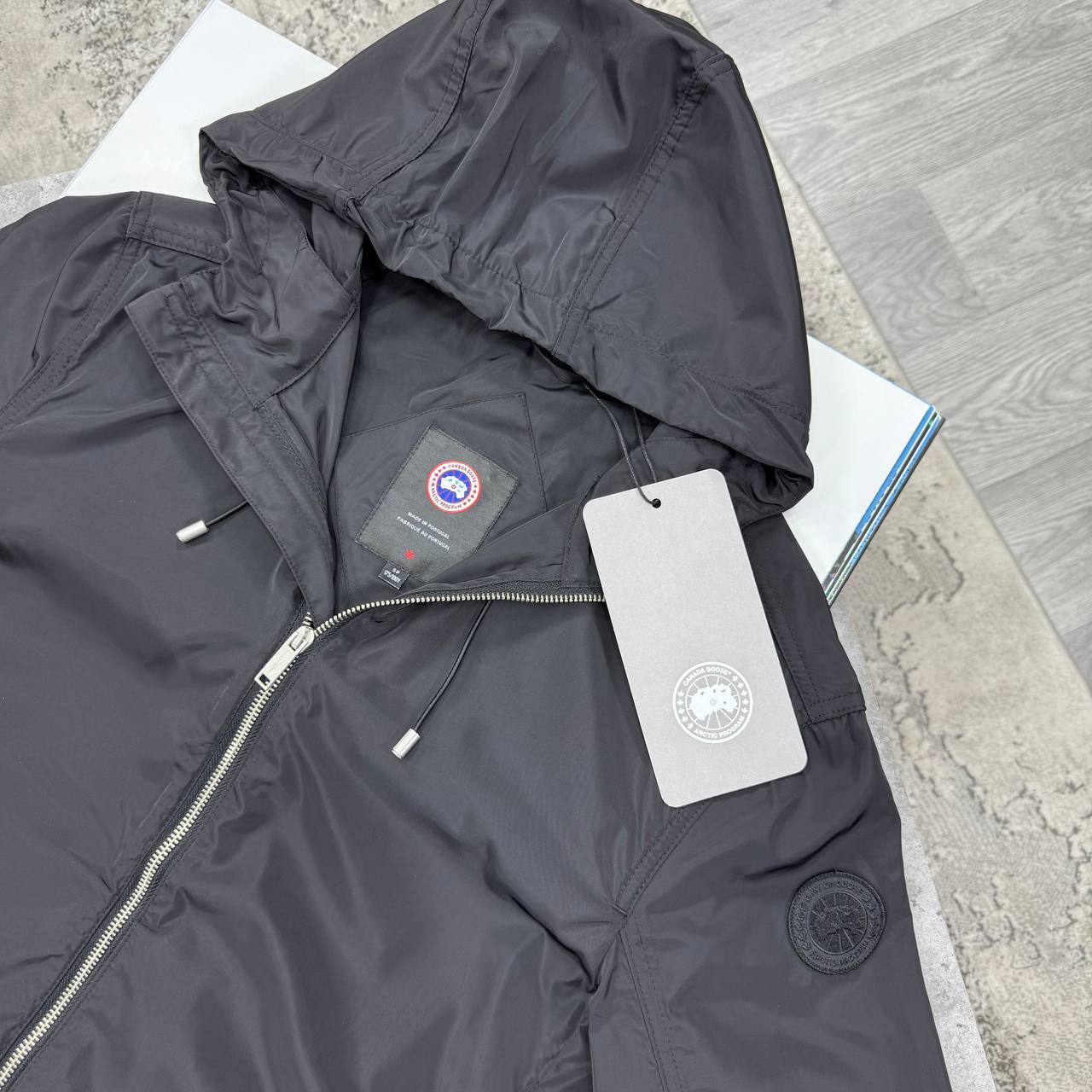 CG DRIFT HOODED JACKET - BLACK