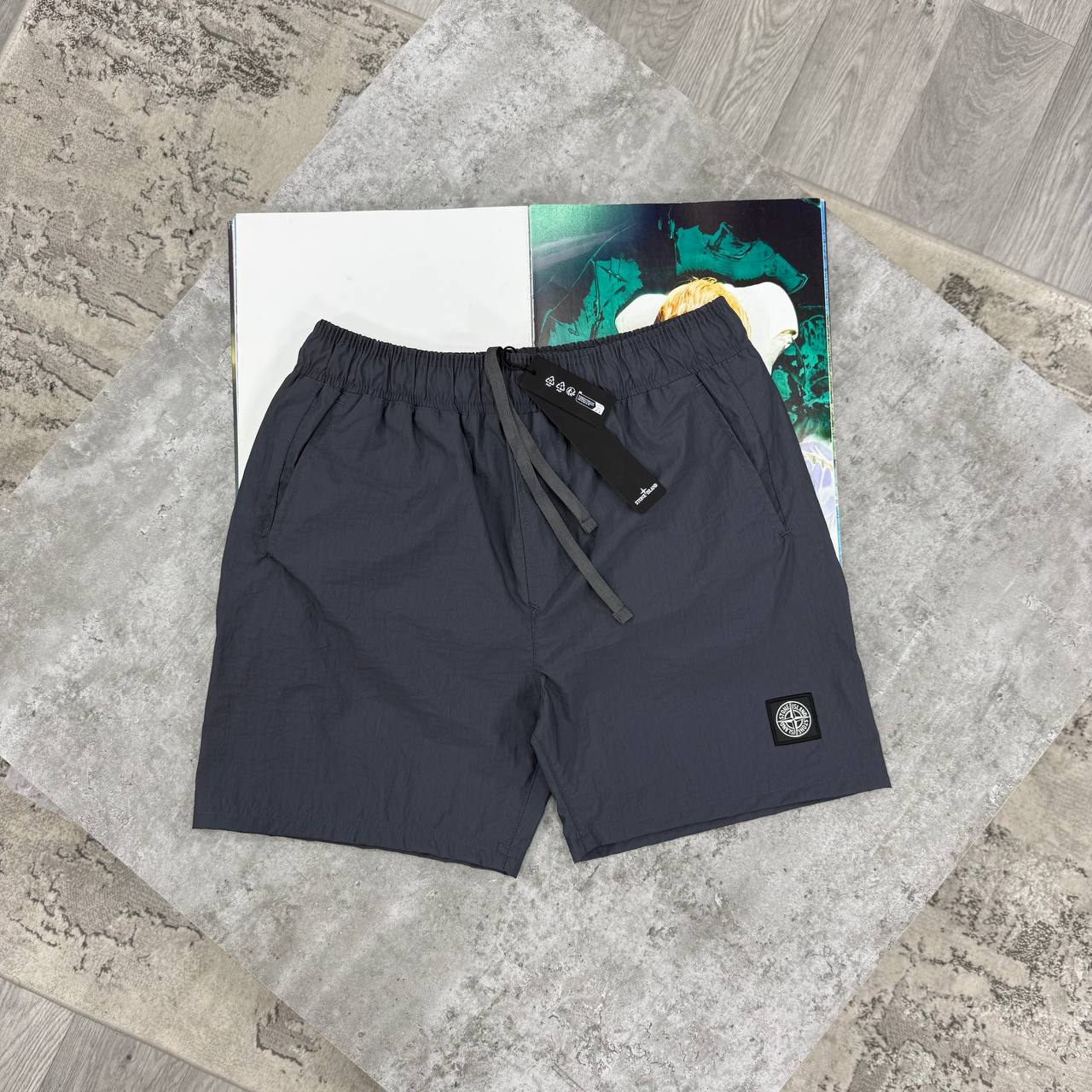 SI SWIM SHORTS - ANTHRACITE