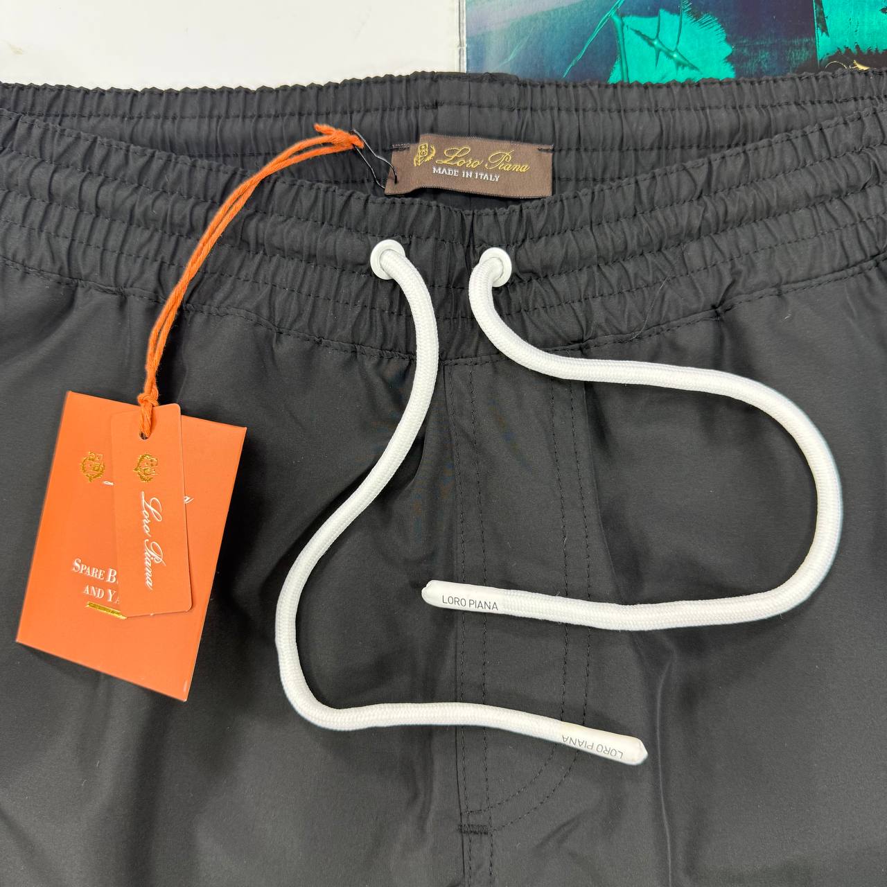 LORO SWIM SHORTS - BLACK