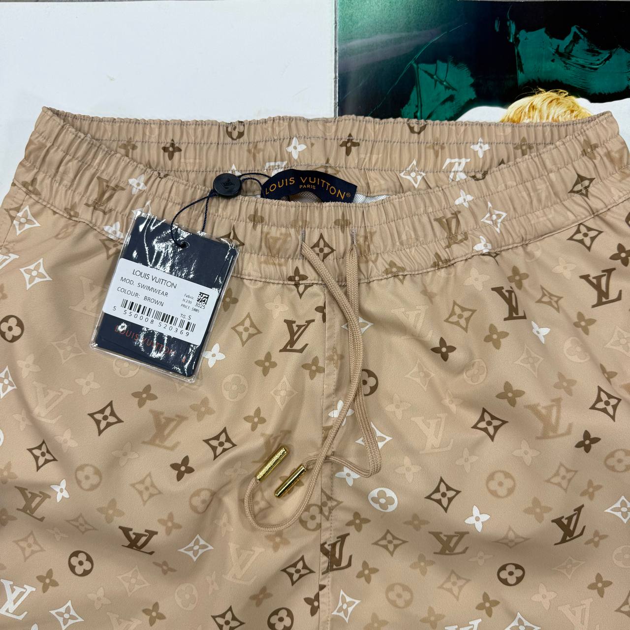 LVE SWIM SHORTS - BEIGE