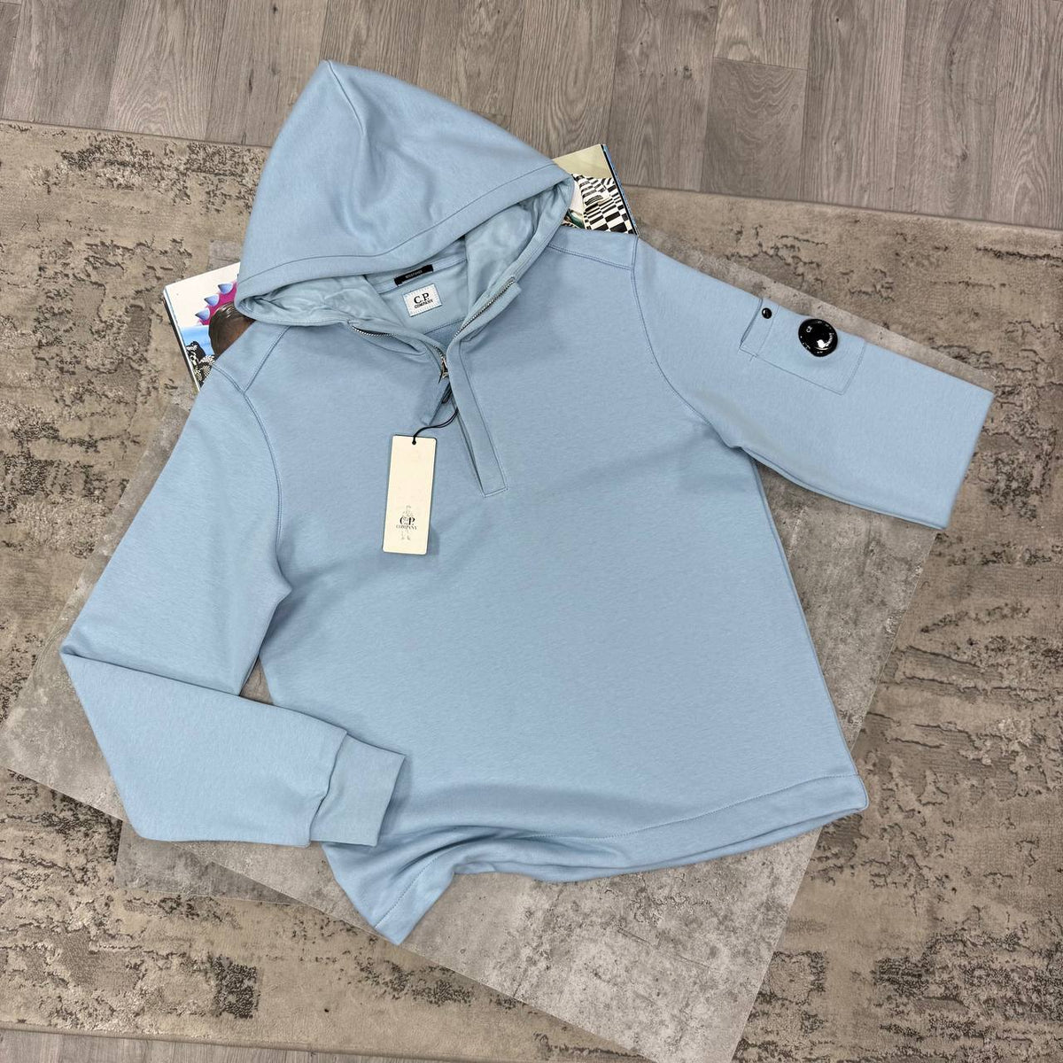 CP HOODIE - PALE BLUE