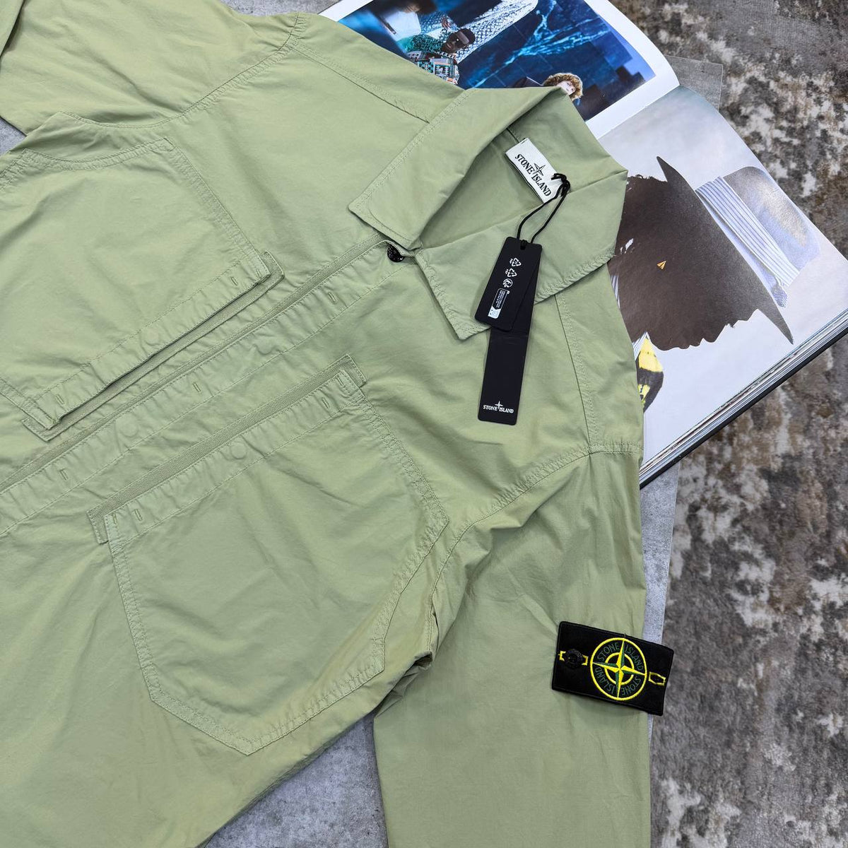SI OVERSHIRT - SAGE GREEN
