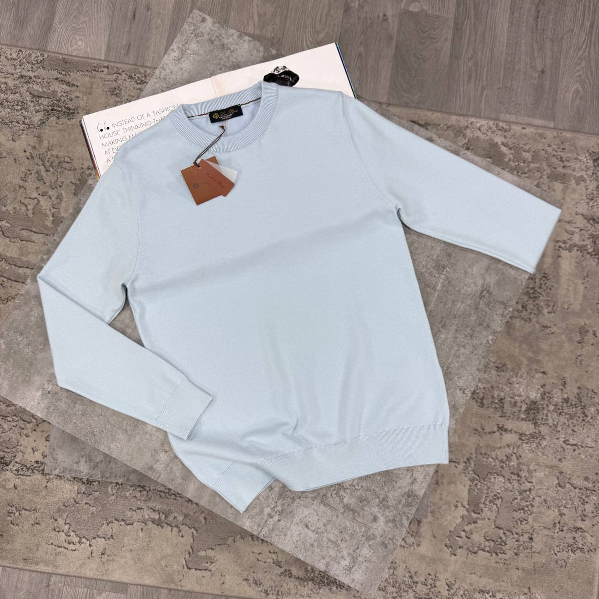 LORO KNIT JUMPER - SKYBLUE