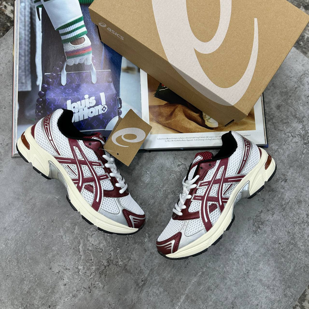 ACS LADIES TRAINERS - WHITE/MAROON