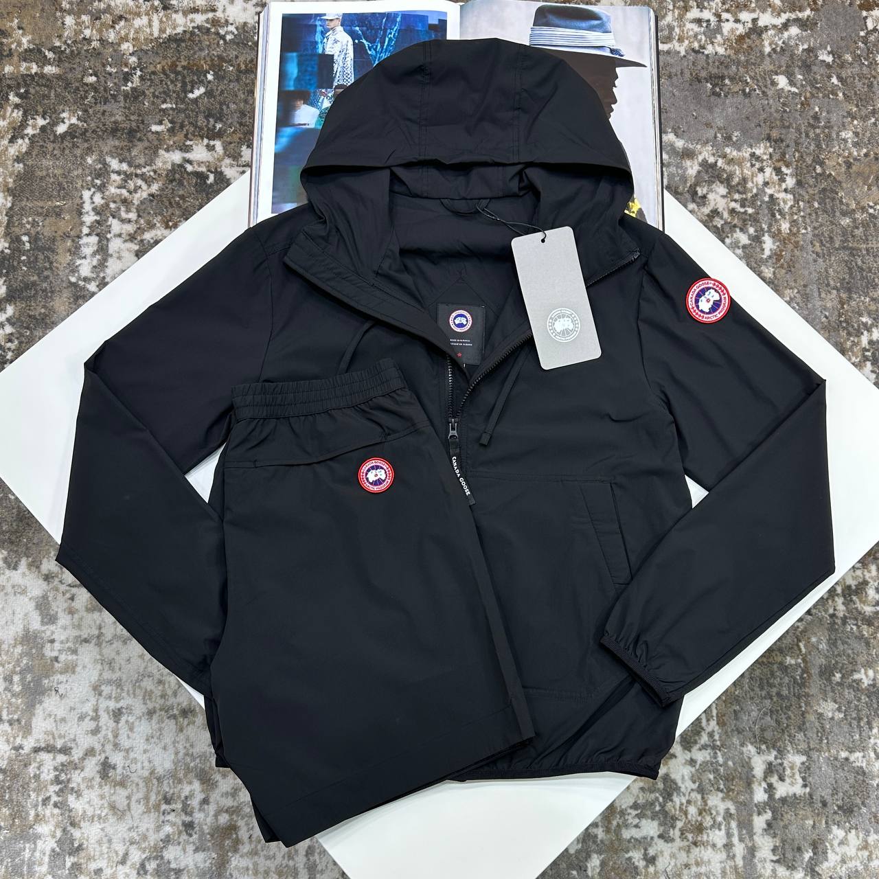 CG KILLARNEY WIND JACKET - BLACK