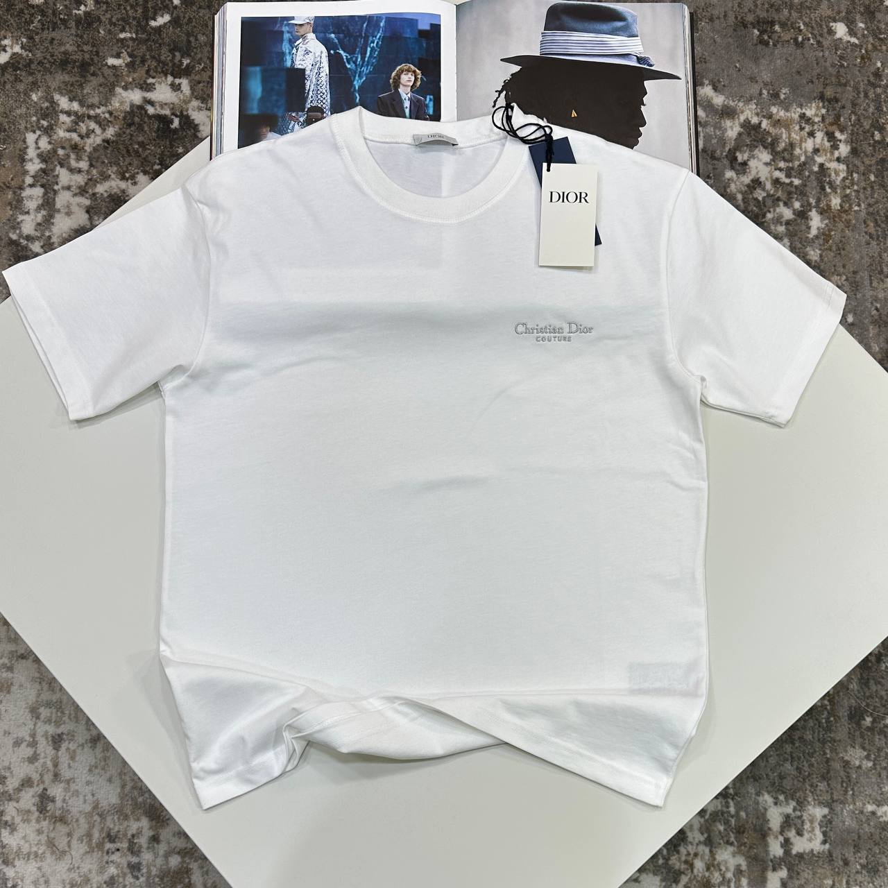 CD COTTON TSHIRT - WHITE