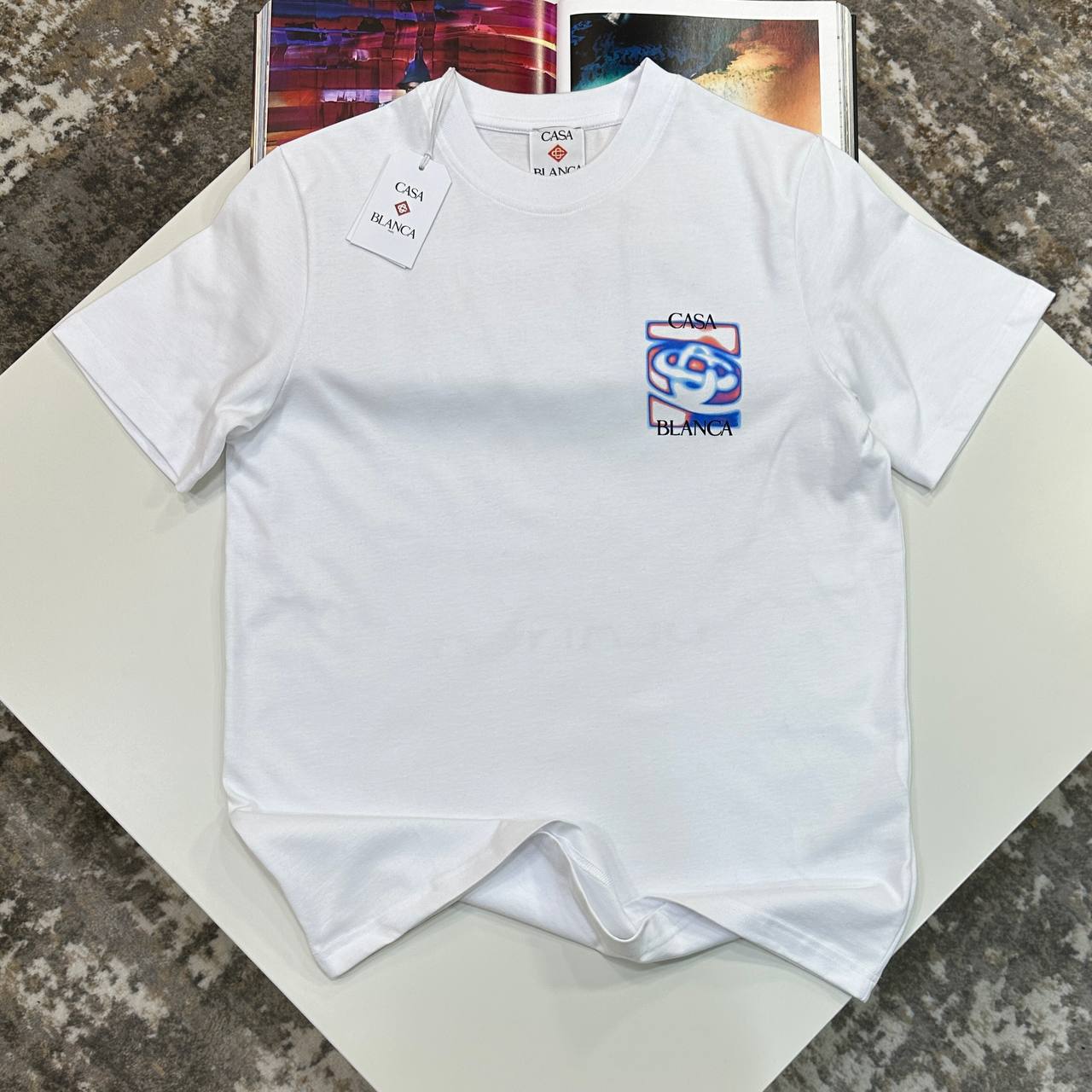 CB HEAT MAP TSHIRT - WHITE
