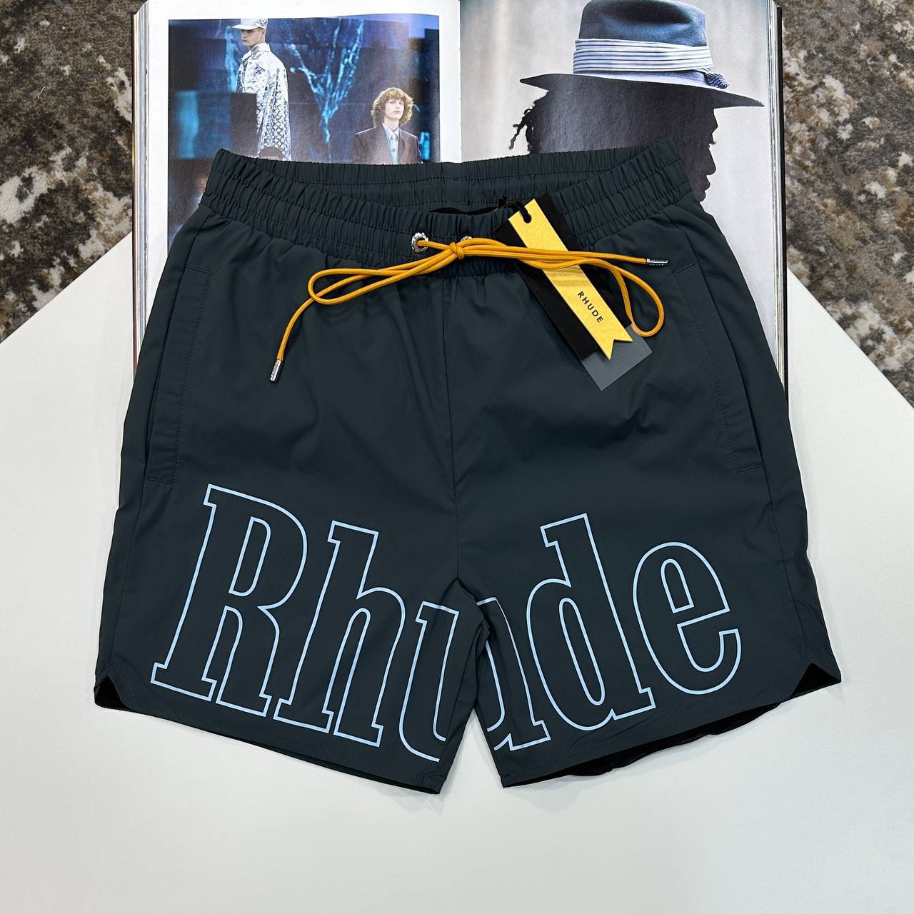 RHU DRAWSTRING SHORTS - BLACK