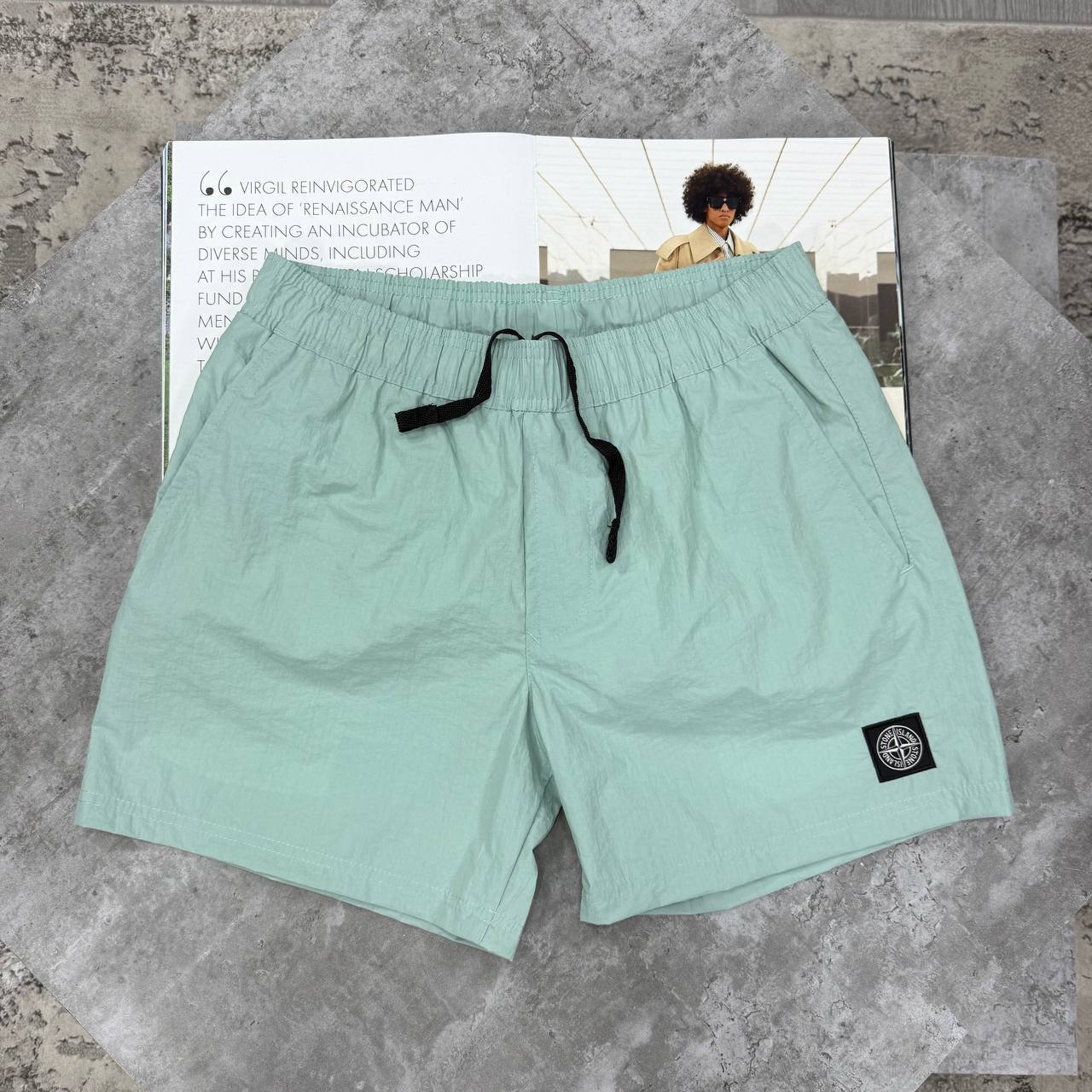 SI NYLON SWIM SHORTS - LIGHT GREEN