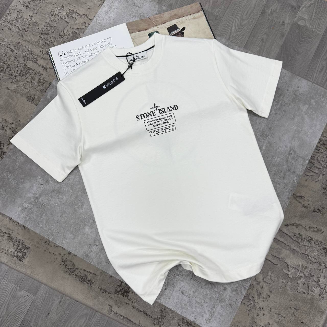 SI COTTON LOGO PRINT TSHIRT - WHITE