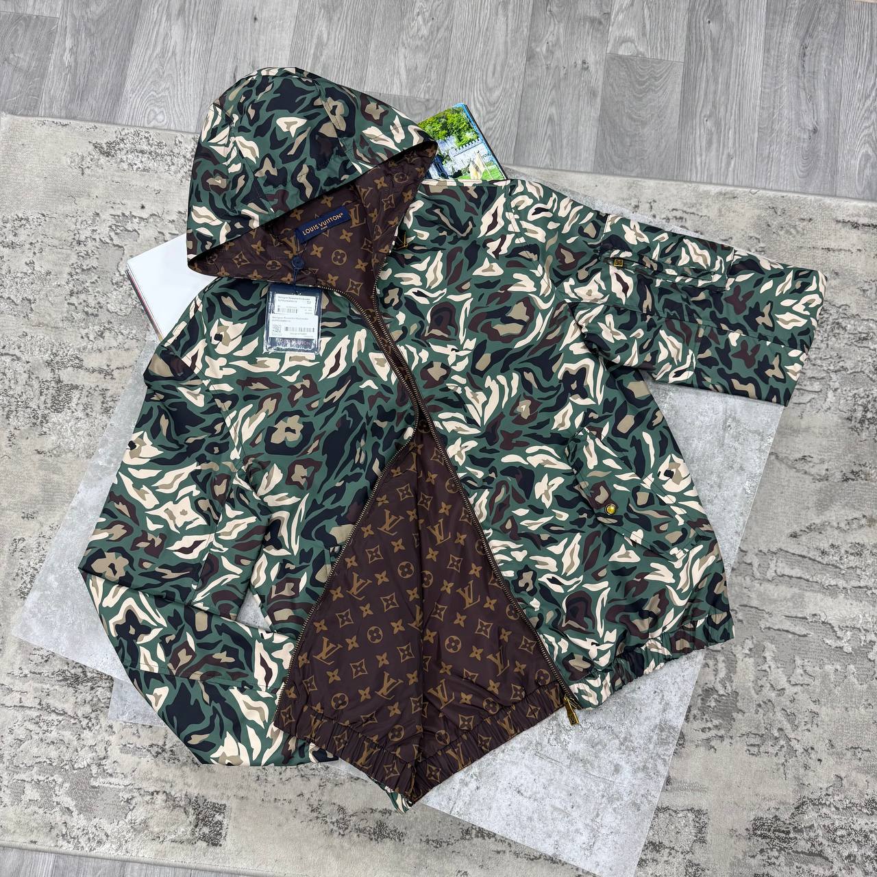LVE REVERSIBLE WINDBREAKER JACKET - GREEN
