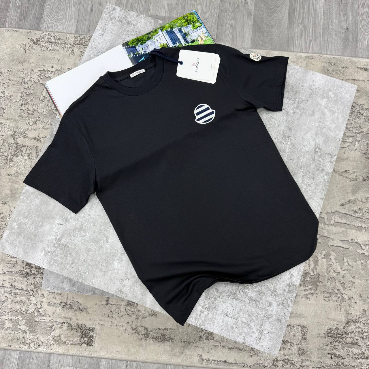 MNCLR NAUTICAL LOGO TSHIRT - BLACK