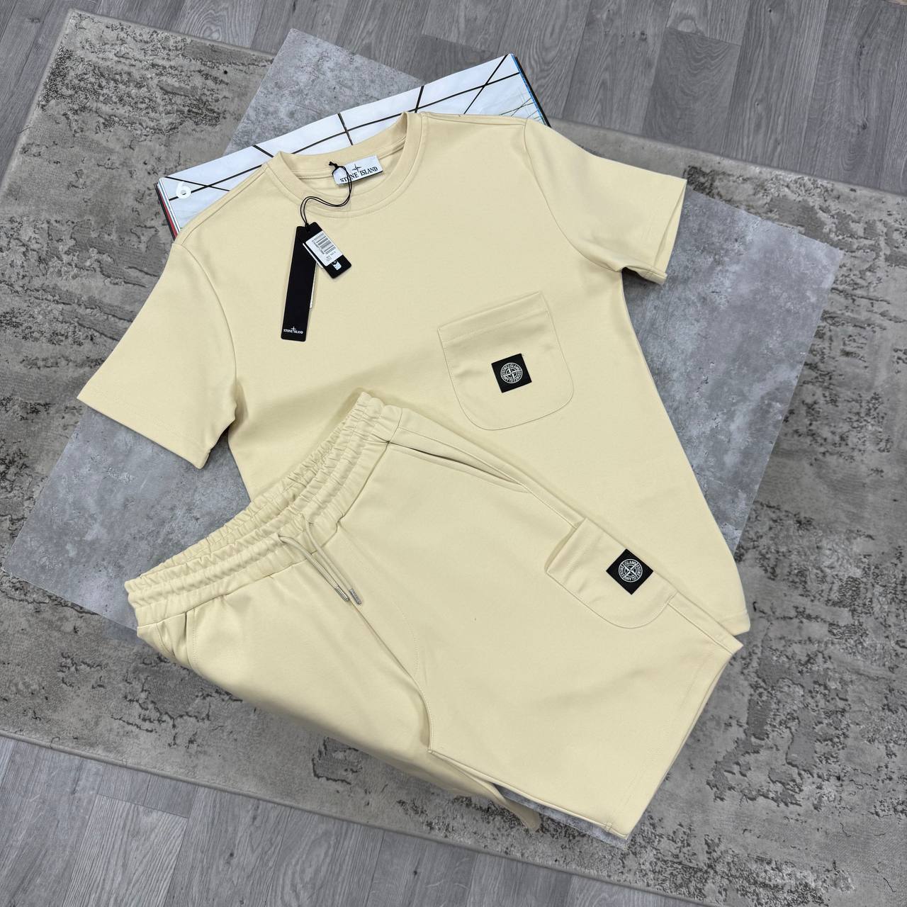 SI SHORT SETS - BEIGE