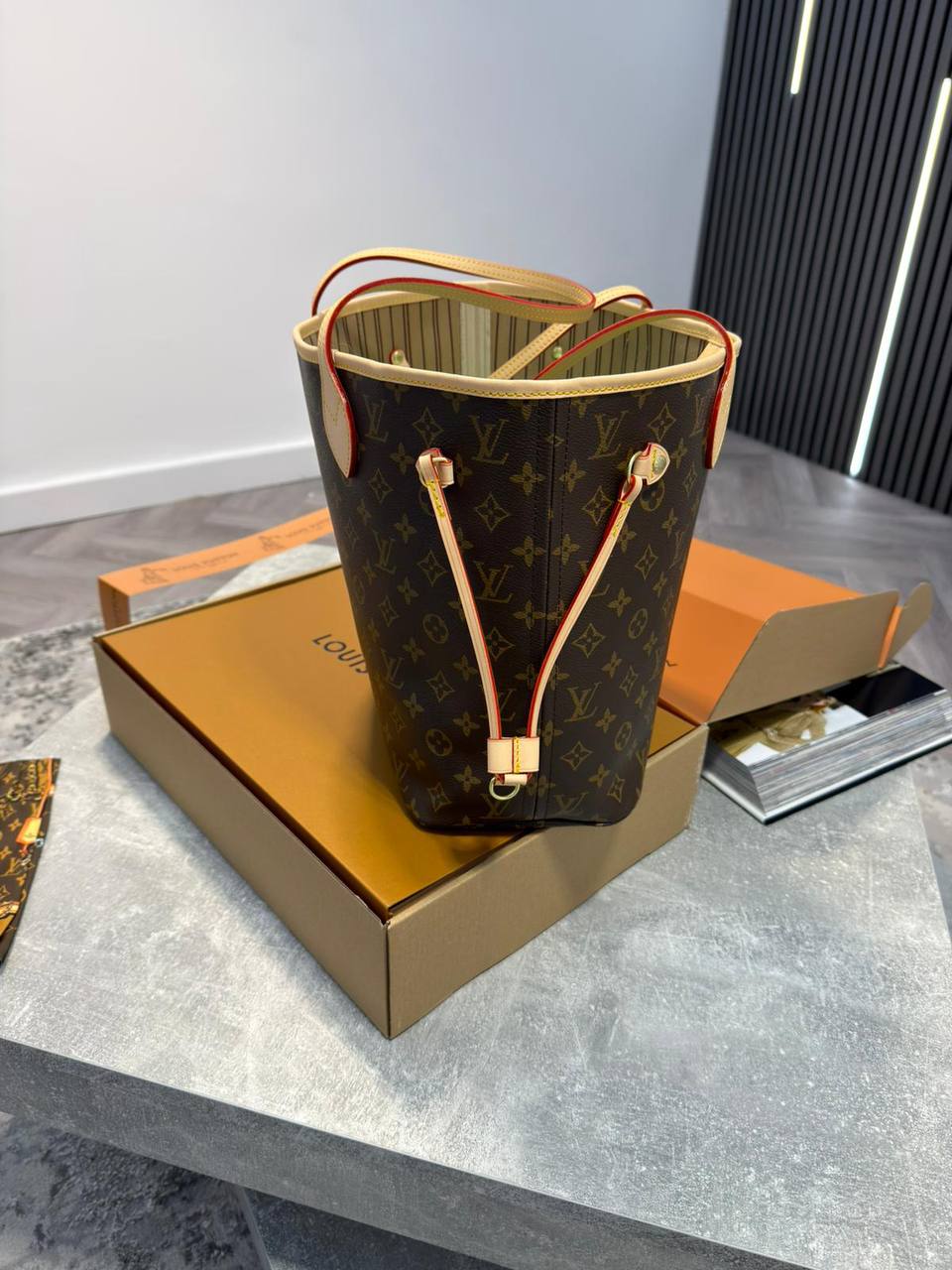 LVE NEVERFULL BAG - BROWN / BEIGE
