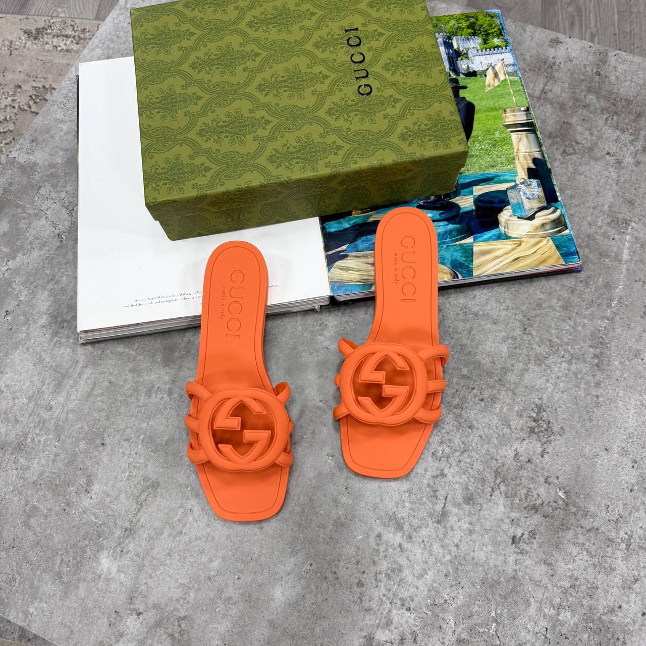 GCI SILICONE SANDALS - ORANGE