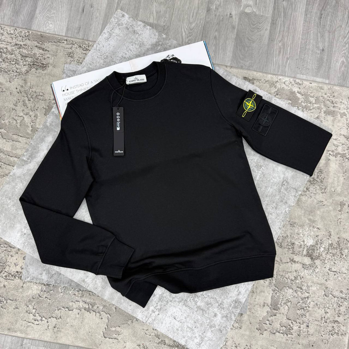 SI CREWNECK JUMPER - BLACK